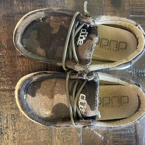 Hey Dude Brown Moccasins Comfortable Slip-On Shoes